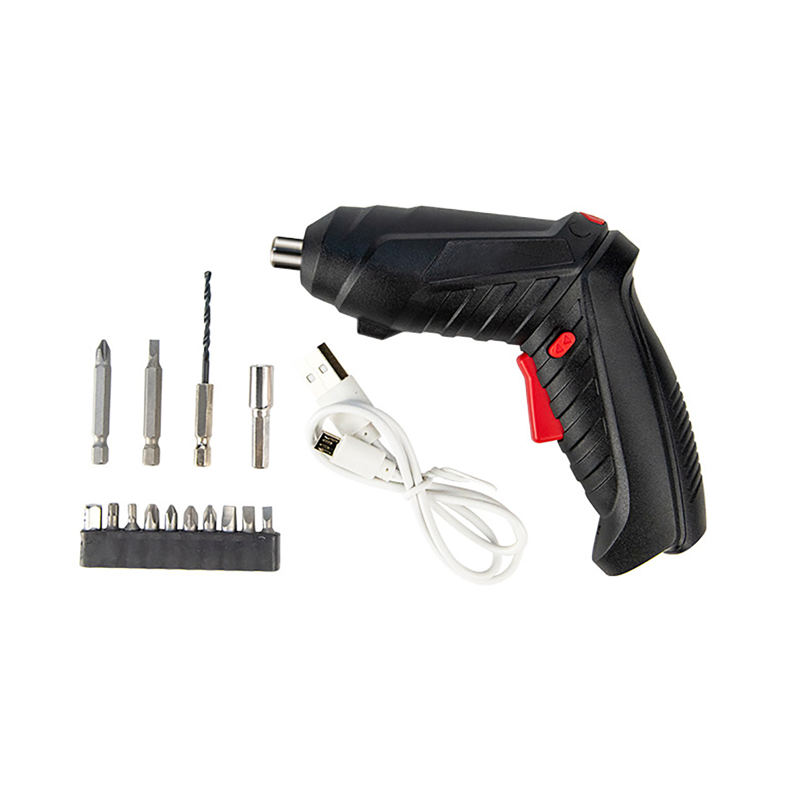 Electric Screwdriver Set Rechargeable 3.6V Screwdriver Kit With 15pcs Accessories,2 Position Handle With LED